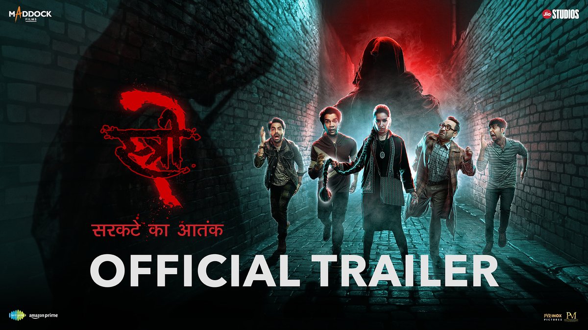 India's most awaited gang is back to fight Chanderi ka naya aatank! 👻🫣 Get ready for the biggest horror-comedy film of the year. Stree 2 Trailer Out Now. 🔗 - The legend returns this Independence Day, 15th August, 2024 #Stree2 #SarkateKaAatank