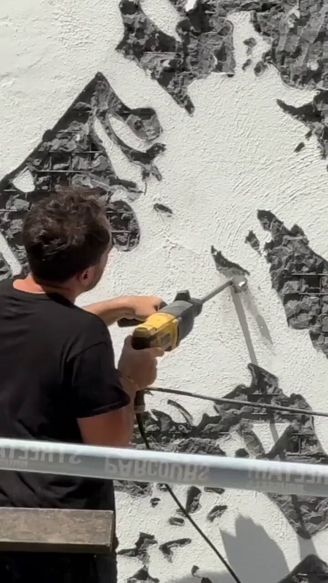 Artist Vhils is a prolific graffiti writer. His groundbreaking bas-relief carving technique is possibly one of the most compelling approaches to art created in the streets in the last decade.