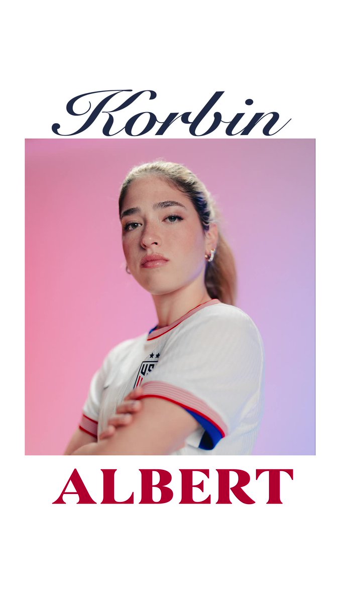 Bringing tiki-taka to the USWNT midfield. Korbin Albert is set for the summer ahead. ⚽️