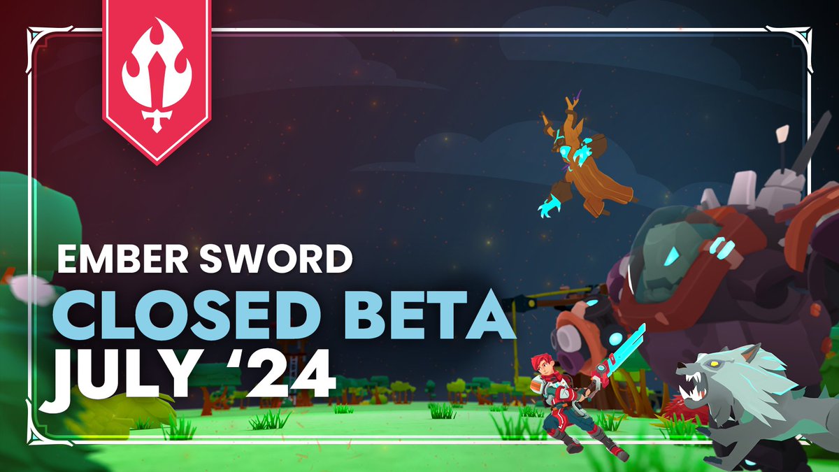 The wait is OVER! Our Beta is now OPEN TO ALL! 🔥 It is time to explore and battle your way through Solarwood! ⚔️#PlayEmberSword Play now 👉