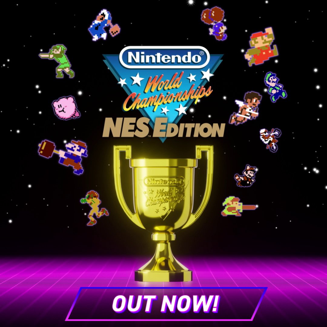 Are you ready to become a Nintendo world champion? #NintendoWorldChampionshipsNES Edition is out now on #NintendoSwitch!