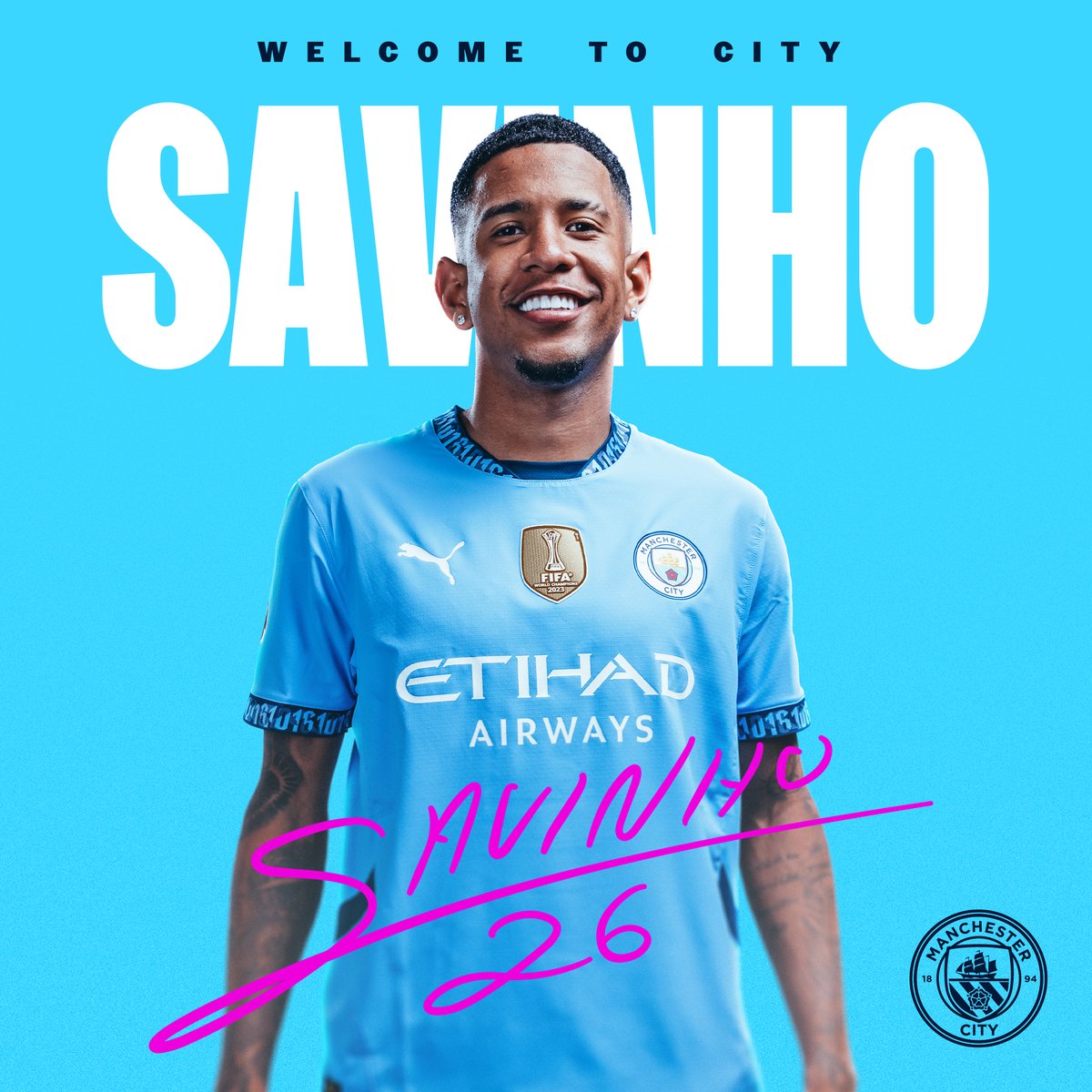 Savinho is here! 🩵