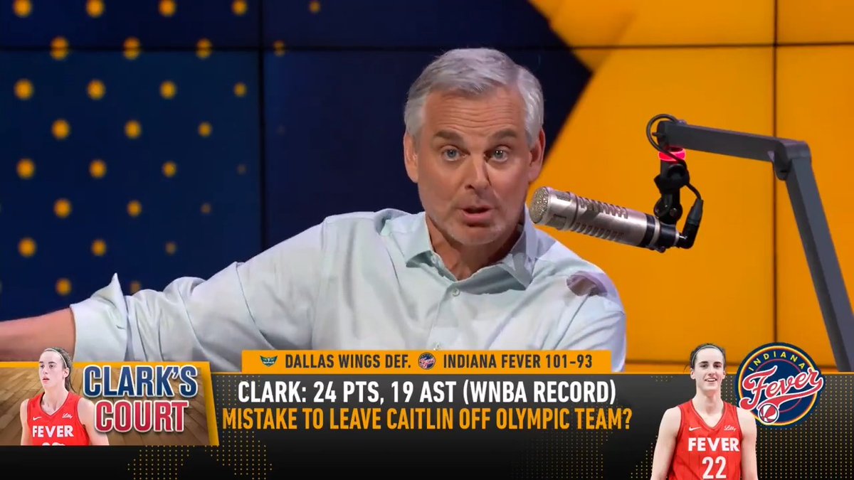 Caitlin Clark sets WNBA record with 19 assists: "She's paying for everything and you want her to pay her dues. It's really ridiculous." — Colin Cowherd