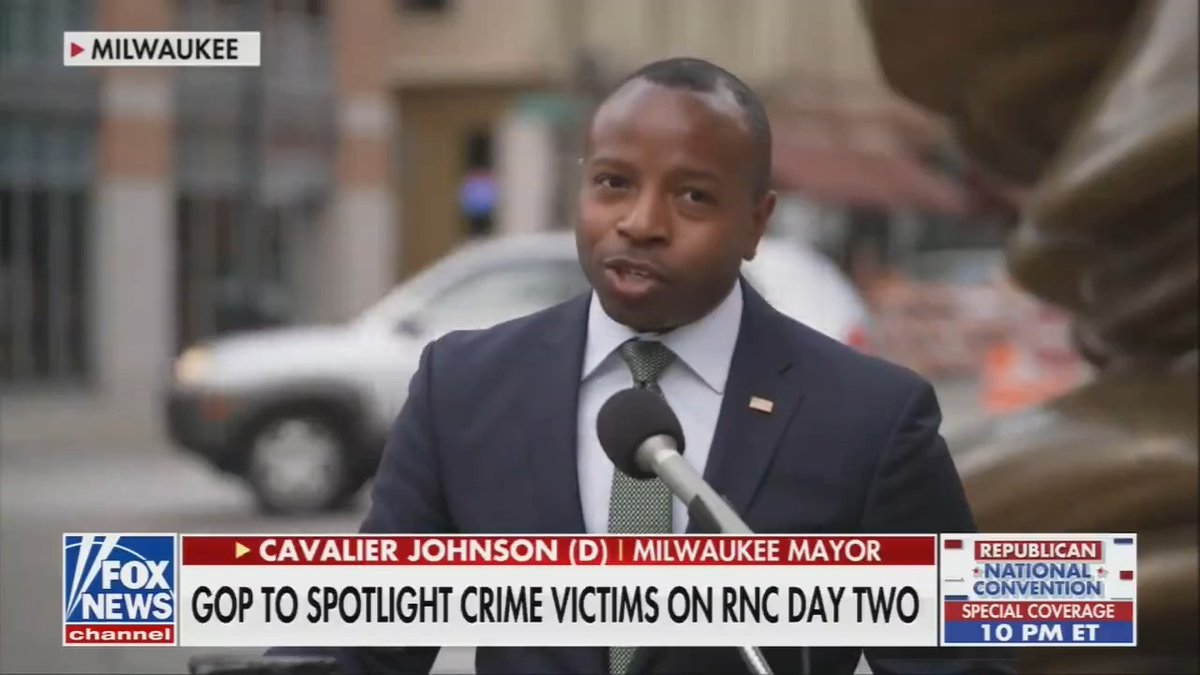 Milwaukee Mayor Cavalier Johnson: We've seen crime trend down year-over-year in Milwaukee. When you compare the records of Donald Trump and Joe Biden, Joe Biden is the clear winner in terms of reducing violent crime