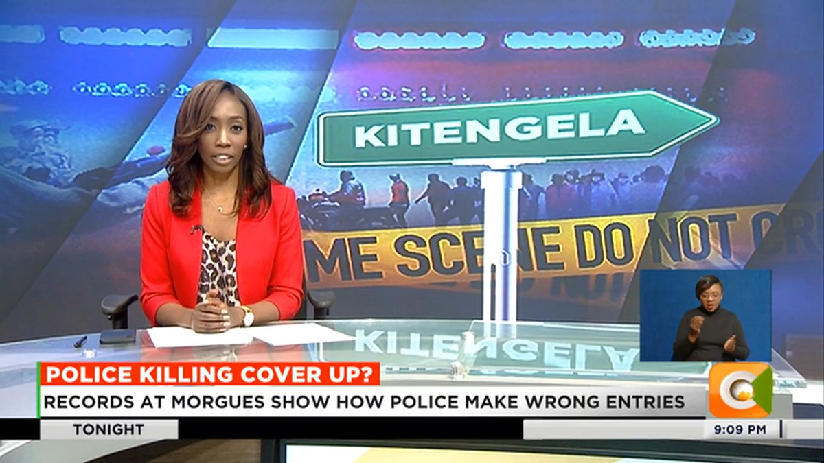 Police Killing Cover Up? Records at morgues show how police make wrong entries Kitengela protest victim entered as accident victim in records Family, witnesses say Obienge was shot in Kitengela #CitizenTonight Yvonne Okwara
