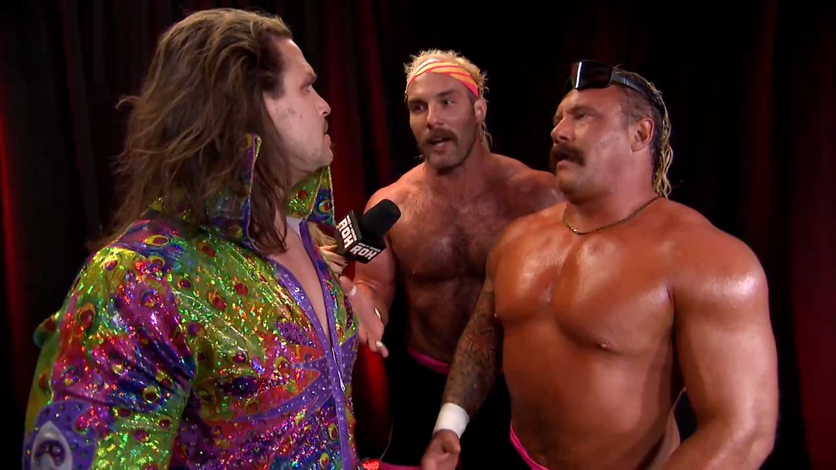 Peacock powers EXPLODE! 🦚 😎 💪 📺 Watch ROH TV on #HonorClub at 7/6c Dalton Castle | Turbo | Truth Magnum of The Outrunners