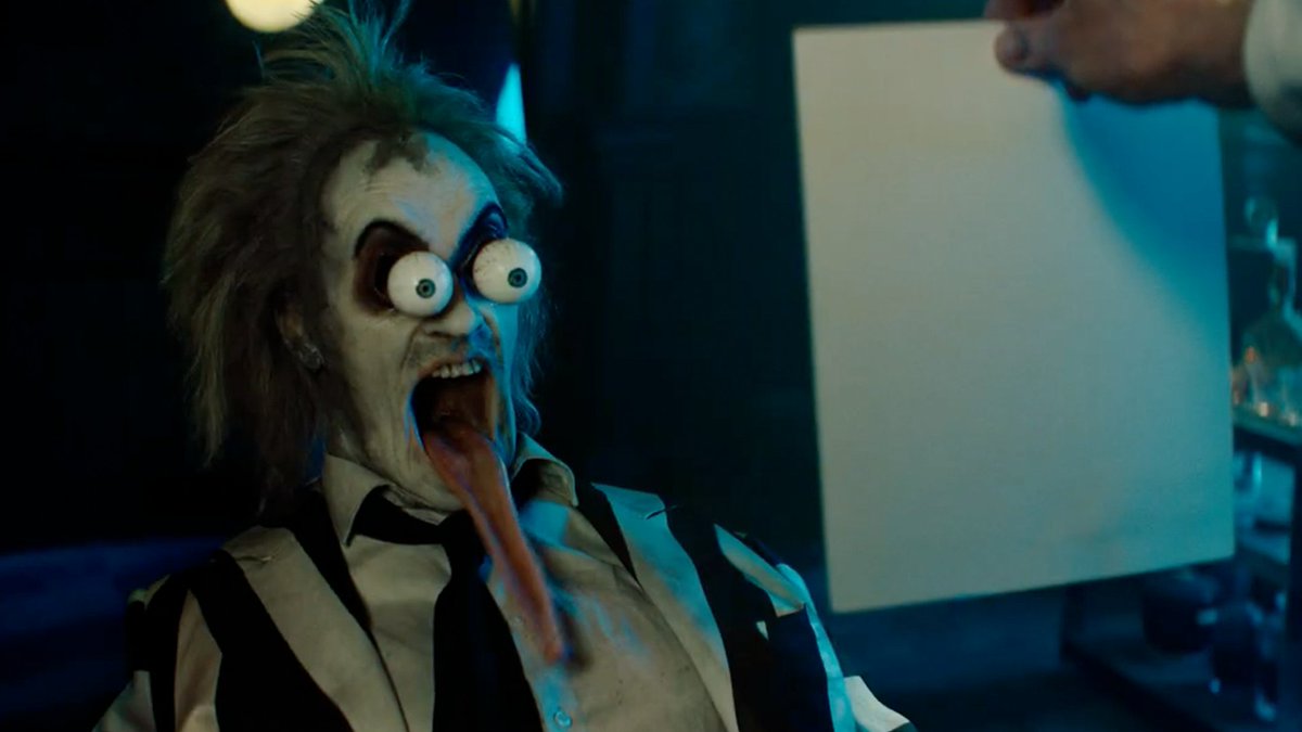 A new trailer for #BeetlejuiceBeetlejuice reveals the new misadventures in the afterlife for Lydia Deetz (Winona Ryder) and her daughter Astrid (Jenna Ortega)