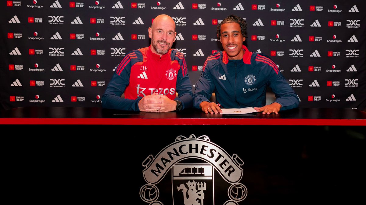 BREAKING: Manchester United have signed Leny Yoro from Lille for €70m (£58.9m) 🚨