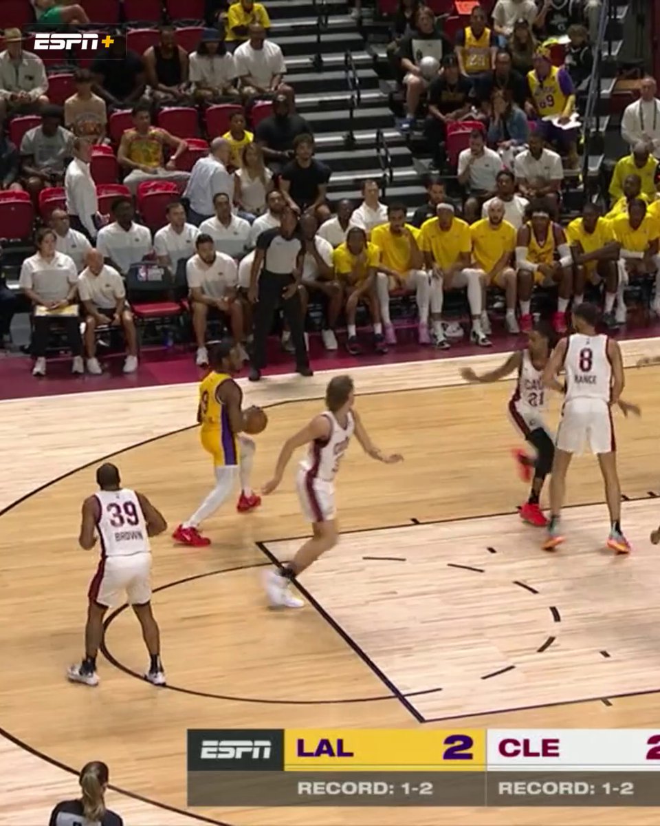 Bronny lost him with the fake 😮‍💨