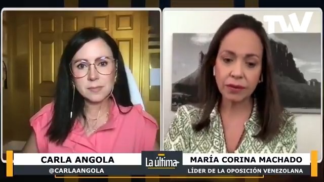 ¡DESLAVE EN EL RÉGIMEN! | ENTREVISTA EXCLUSIVA #LaÚltima con Carla Angola TV y @mariacorinaYA #TVV