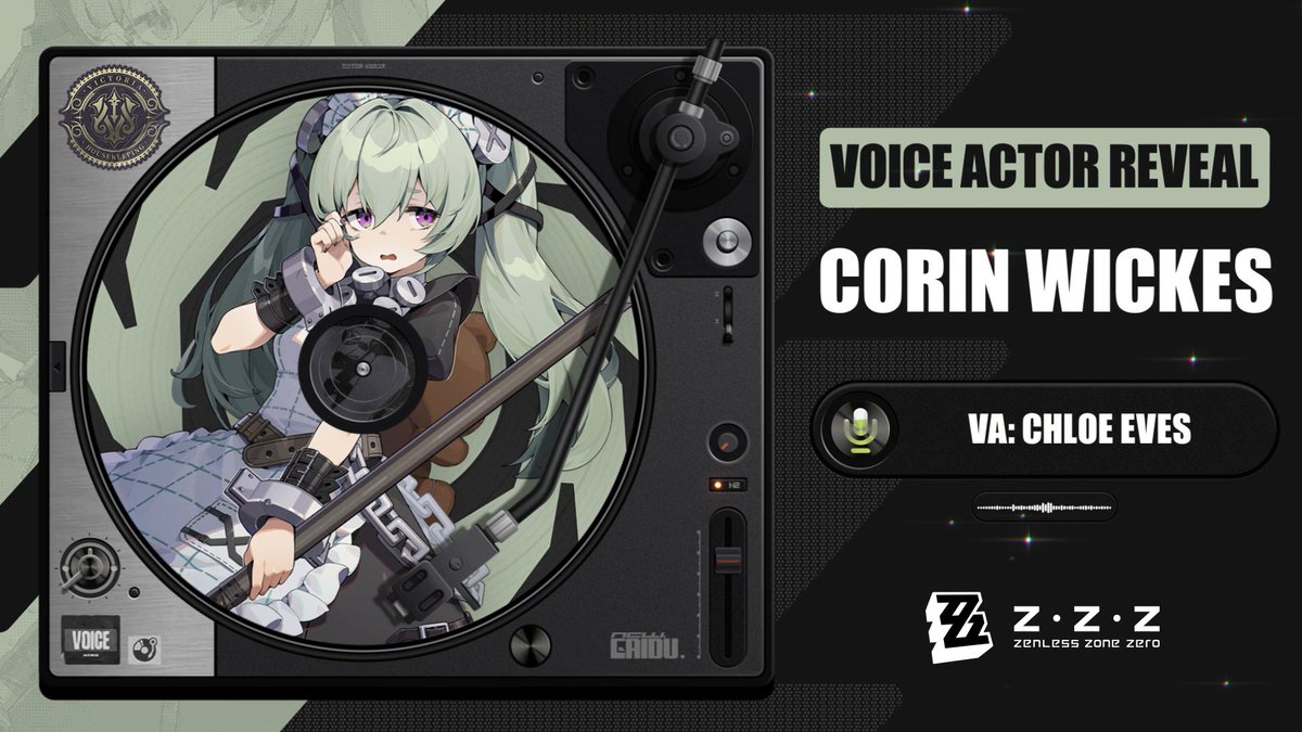 Voice Actor Reveal "E—Excuse me... Is there something I can do for you? Anything at all!" Corin Wickes VA: Chloe Eves #zzzero #zenlesszonezero #Corin #ChloeEves