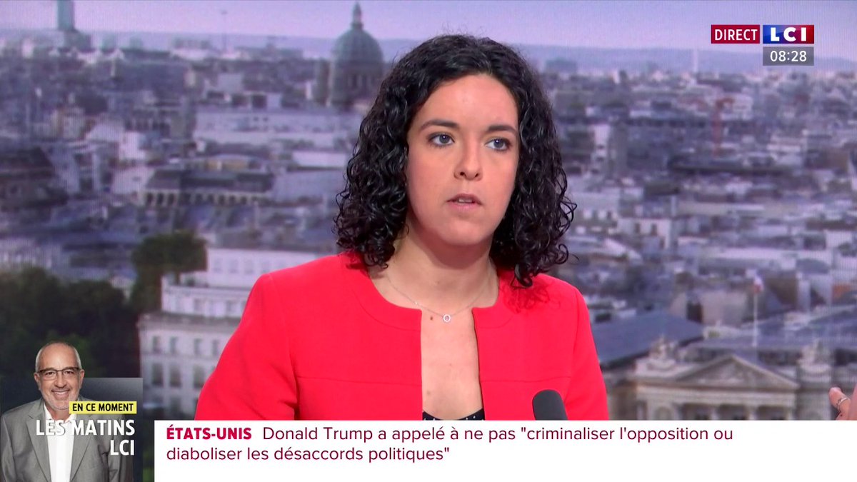 🗣️ "Oui, j'assume une opposition résolue à Ursula von der Leyen mais je suis aussi une démocrate. C'est l'usage républicain, j'assume de saluer les opposants. Je la combats mais je la respecte, comme je respecte tous les acteurs de la vie politique" : Manon Aubry