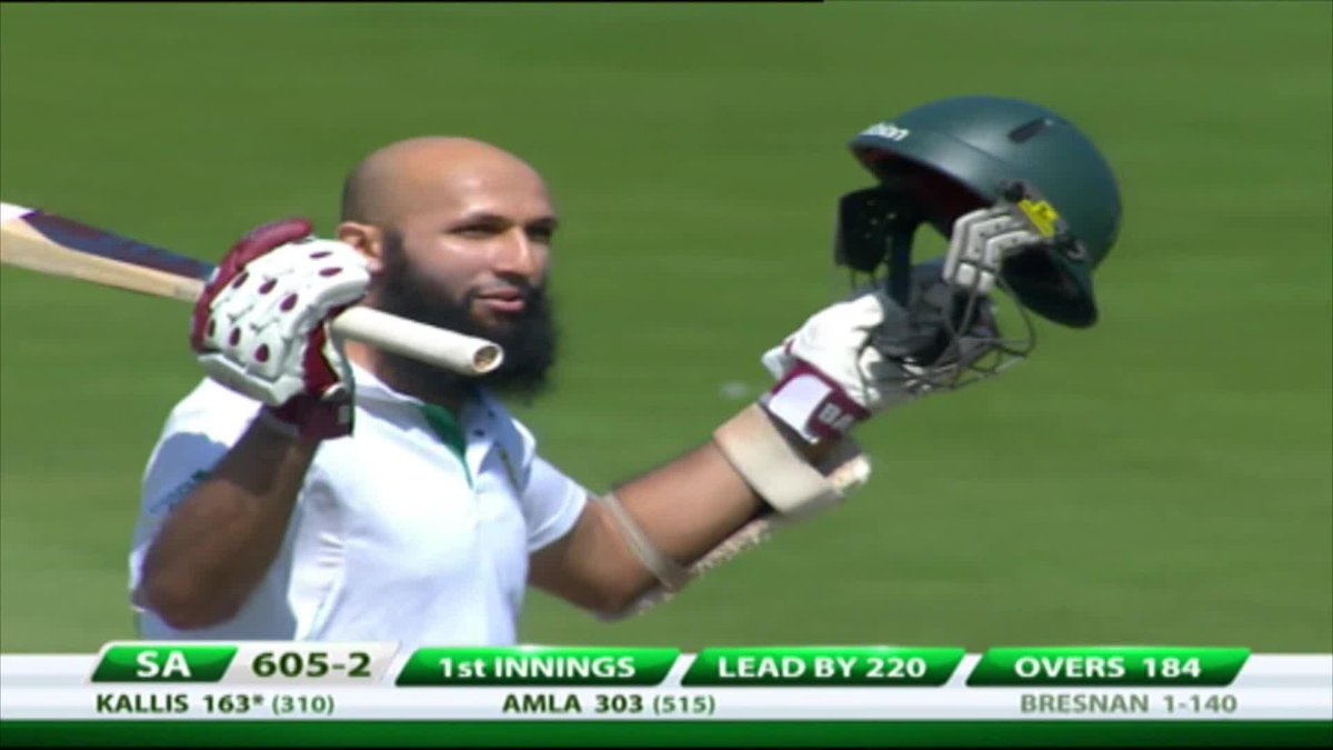⭐ 𝟑𝟏𝟏* ⭐ Hashim Amla was in unstoppable form for the Proteas Men at the Oval twelve years ago 💥💥