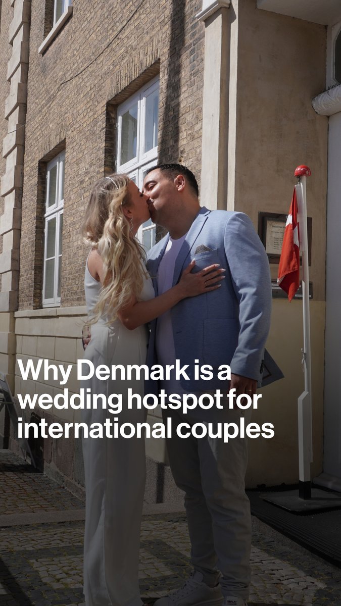 Denmark has become a hotspot for international couples to get married for its hassle-free weddings. Sonja Wind has more on the story