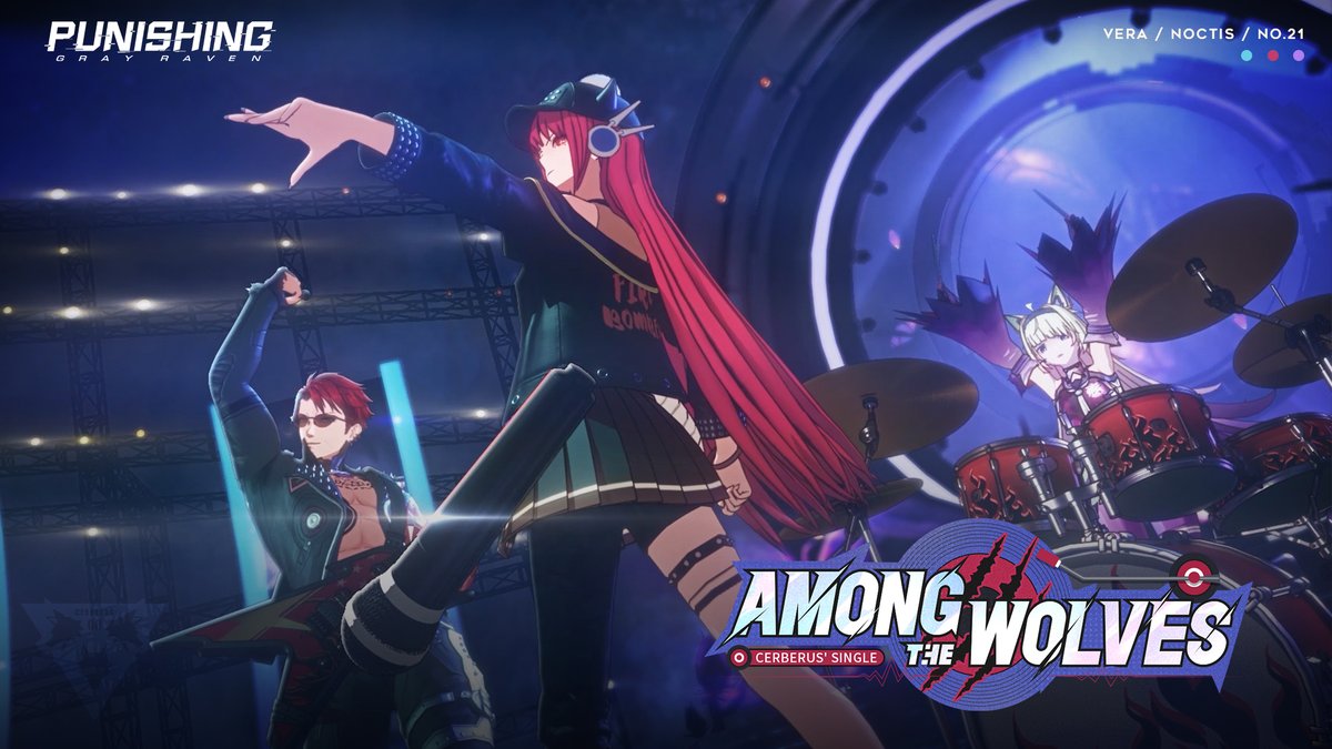 A howling growl for my soul to find; Among the wolves, my destined kind. Only you yourself can define your kind. This time, they make up their mind to fight for themselves. Cerberus' Single - Among the Wolves is now released! #punishinggrayraven #PGR