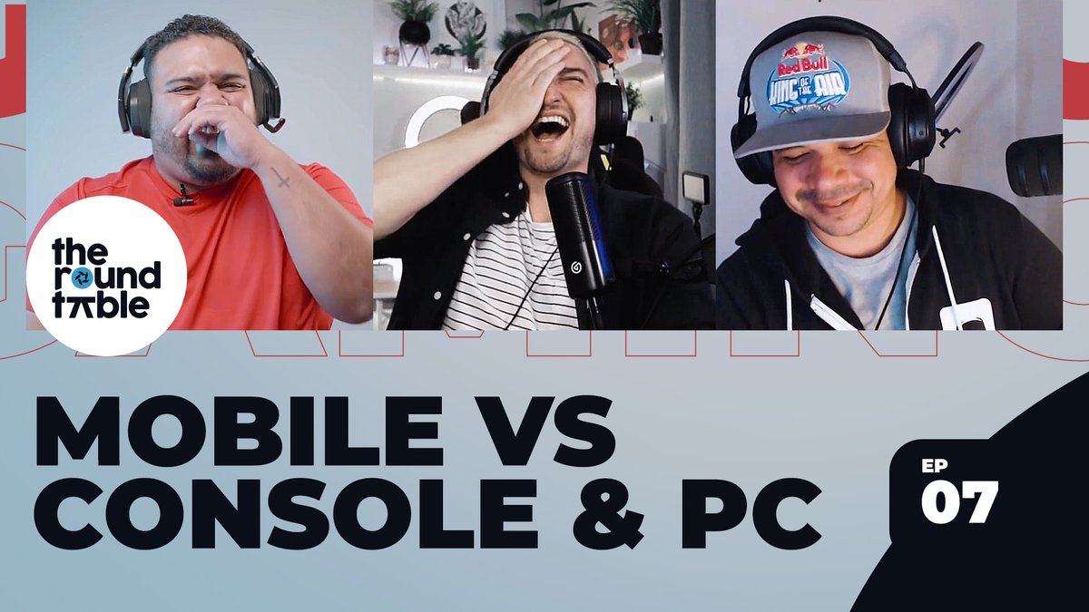 The Round Table 🔵 Episode 7 is out now! Do you have any games on your phone? How about on your computer? Papa Capes chats with our guests Grant Hinds and Mister Flak about gaming on different platforms 🎮 Watch now at