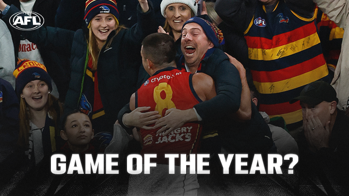 Not sure we're getting a better game than that this year! The Last Two Minutes of Essendon v Adelaide thanks to OMO.