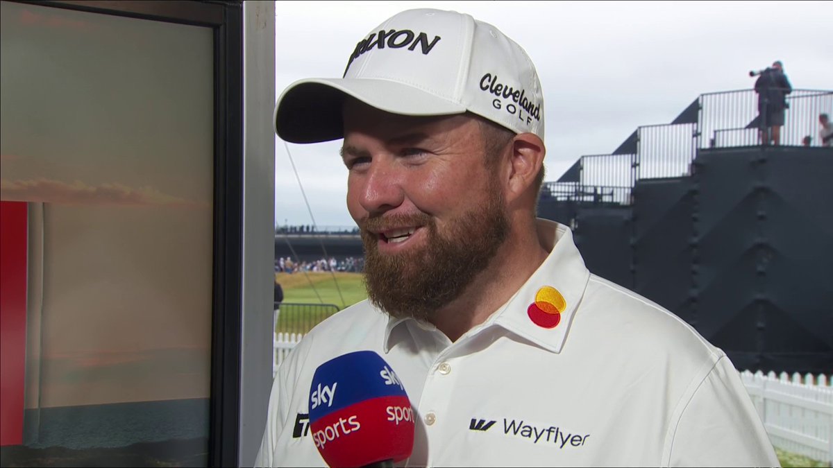 "This is the reason I go to work" 🙌 Shane Lowry, current leader of The Open, motivated going into the weekend 🇮🇪