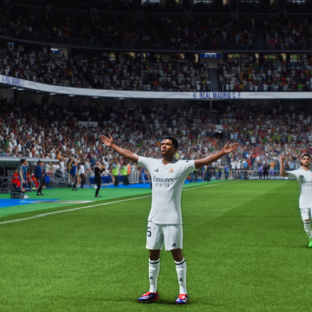 Turning that Jude Bellingham El Clásico winner into the #FC25 cover. Pre-order #FC25 now.