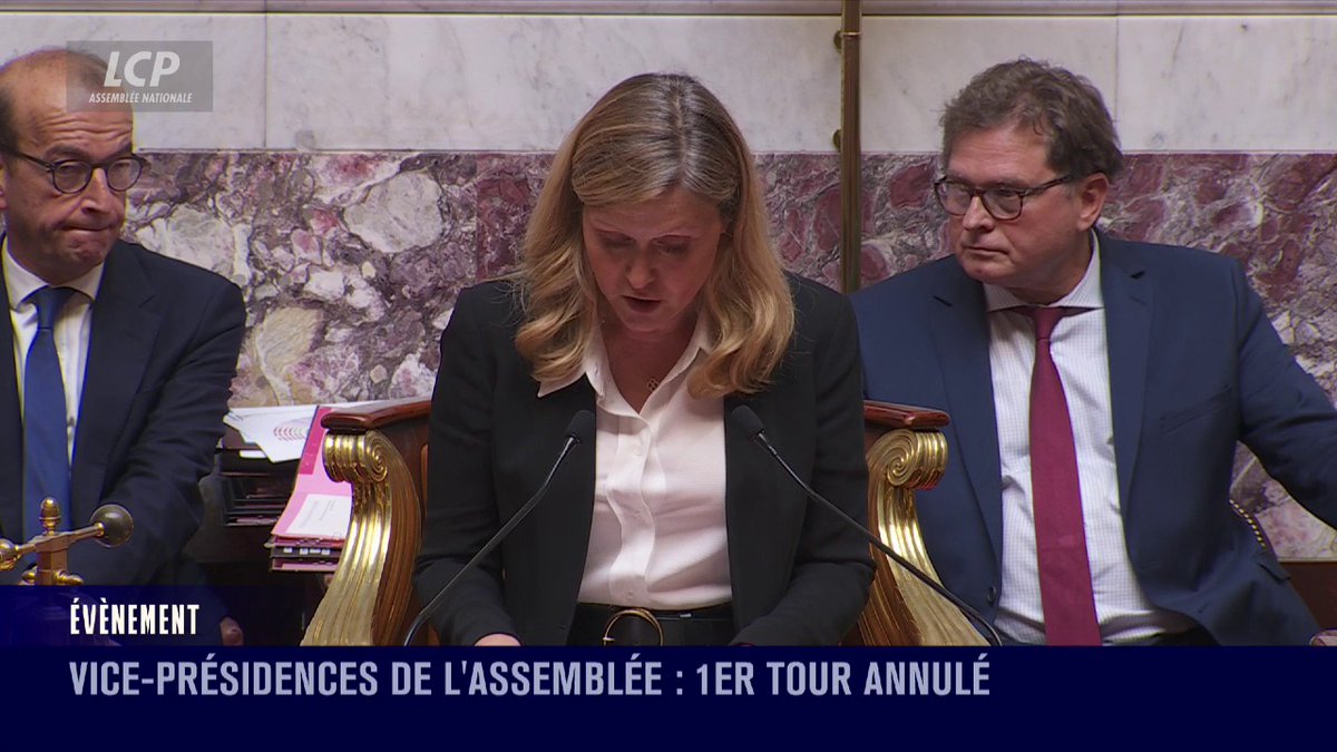 🇫🇷 ALERTE INFO - Tricherie à l’Assemblée nationale ? "10 enveloppes en trop" ont été déposées dans les urnes au premier tour de l’élection de la vice-présidence. Le vote est annulé et les députés vont devoir revoter. (LCP)