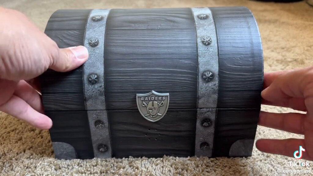 The Vegas Raiders 2024-2025 season ticket holder box! I do love and appreciate my FedEx envelope, but more can be done.