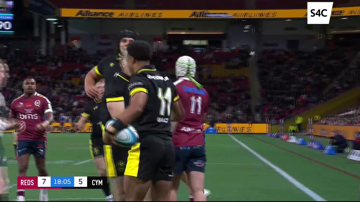 CAIS REGAN GRACE 🏴󠁧󠁢󠁷󠁬󠁳󠁿 Dwylo gwych gan gefnwyr Cymru yn dod a chais i Regan Grace yn y gornel. Regan Grace with the finish in the corner 🔴 35 - 36 🏴󠁧󠁢󠁷󠁬󠁳󠁿 📺 Uchafbwyntiau heno am 21:00 Welsh Rugby Union 🏴󠁧󠁢󠁷󠁬󠁳󠁿 | S4C Rygbi
