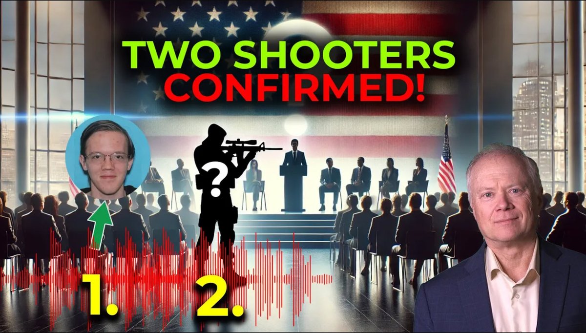 My jaw is on the floor This PhD did a scientific analysis of all bullet audio signatures from the Trump assassination footage CONCLUSION: Raw Audio evidence proves there were *at least* two shooters firing different weapons in two locations to kill Trump