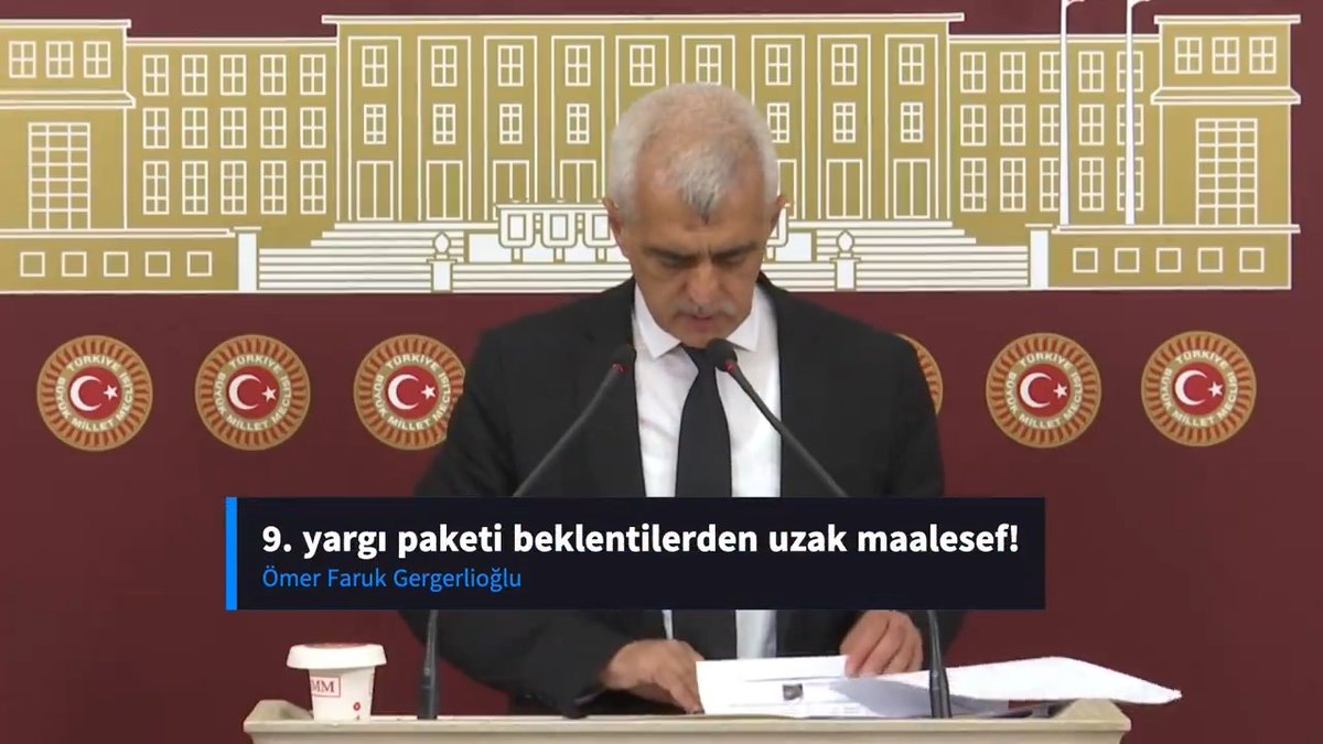 9. yargı paketi değerli arkadaşlar. Çok üzücü bu 9. yargı paketinde biliyorsunuz 350 bin mahpus af indirimi bekliyordu. 5 yıl indirim bekliyordu. 4/4'ler bir gelişme bekliyordu. Uyuşturucu baronu gibi ağır cezalar verilenler bir indirim bekliyordu.