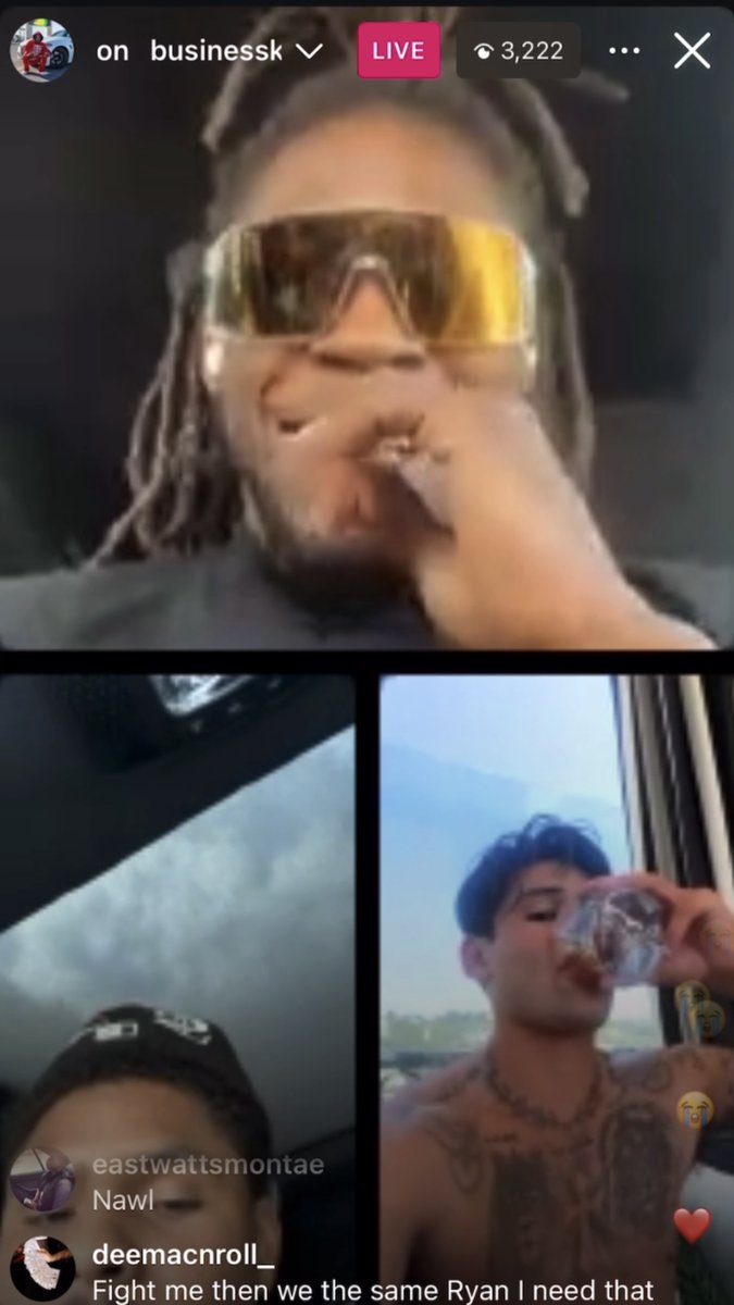 ‼️ Ryan Garcia, Shakur Stevenson and Keyshawn Davis together on a wild Instagram live together today… [🎥 RYAN GARCIA, Shakur Stevenson &amp; Keyshawn Davis]