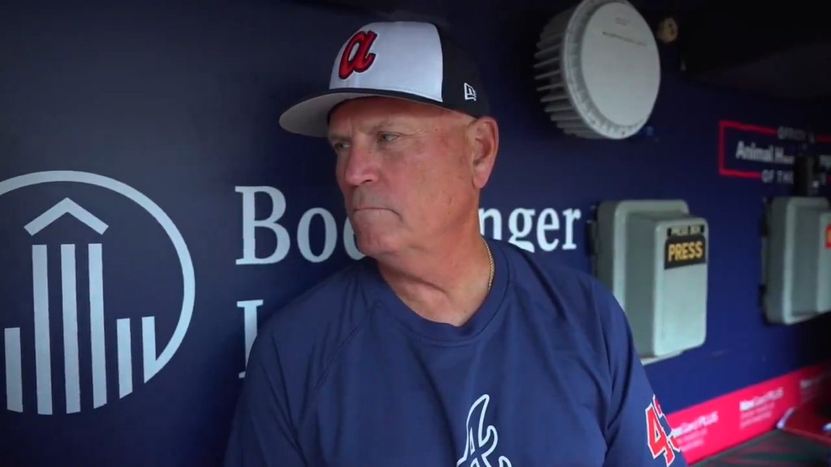 “It’s time to get back to work. It’s always good to have a break, but I woke up this morning and was kinda itching to get here.” Atlanta Braves manager Brian Snitker comments on the All-Star break and his clubhouse’s mindset heading into the second half of the season🔊