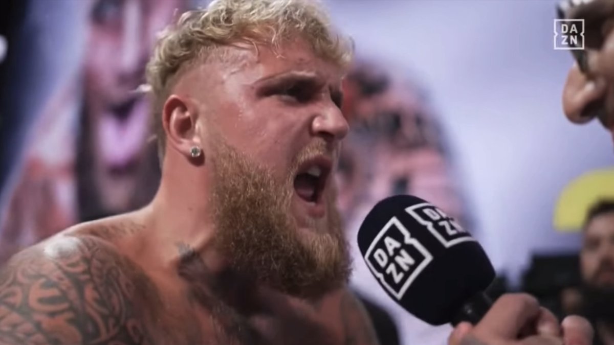 Jake Paul with an intense final interview ahead of the Mike Perry fight tomorrow night: "They hate that I run this sport. I'm on a mission from God to save this sport." [🎥 DAZN Boxing]