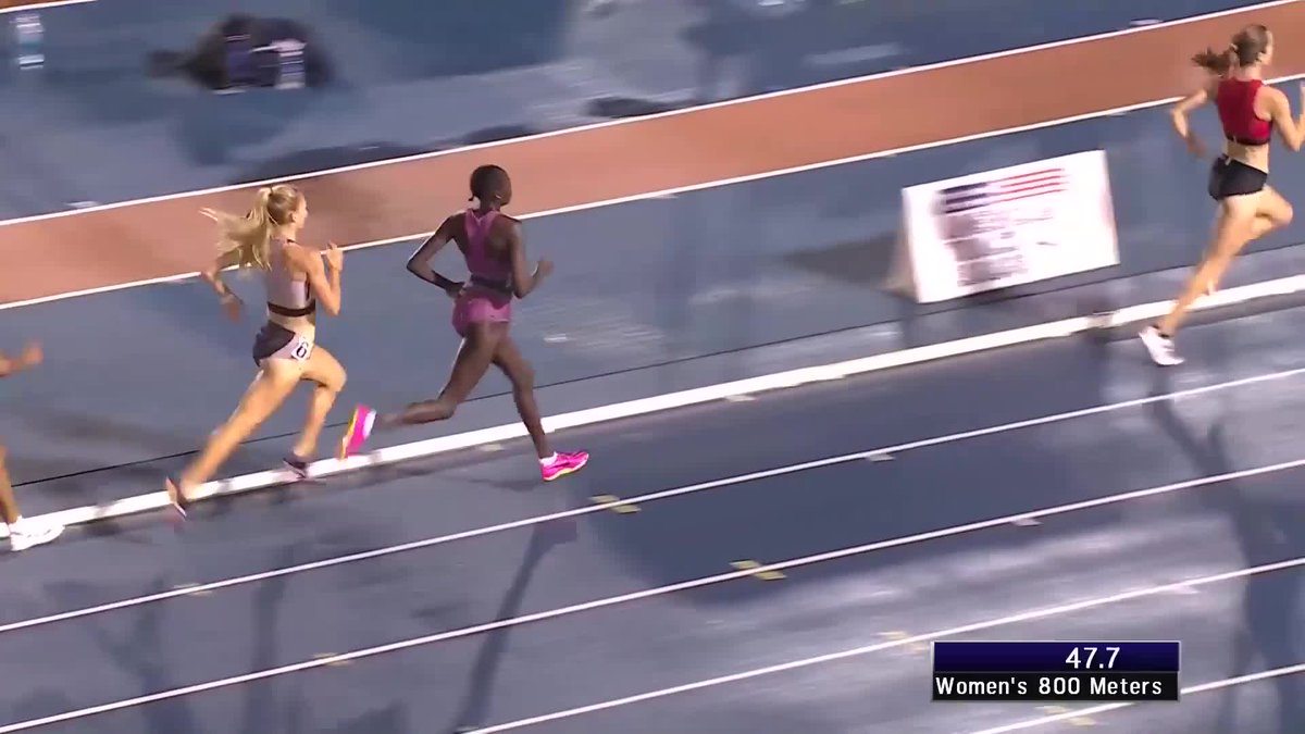 Dorcus Ewoi 🇰🇪 finds another gear to take the Holloway Pro Classic women's 800m in a PR of 1:58.19. Athing Mu in her return after the Olympic Trials takes fifth in 2:00.29. Presented by: PUMA