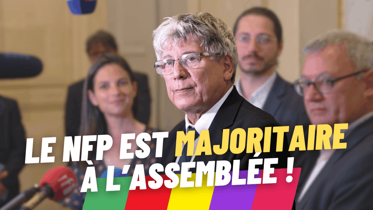 🔴🗣 « J'ai été réélu Président de la Commission des Finances et le bureau de l'#AssembléeNationale est revenu majoritairement au #NFP hier. Dès que Macron se sera rendu à l'évidence, je démissionnerais pour laisser ce poste à l'opposition. » - @EricCoquerel #NFPdoitGouverner