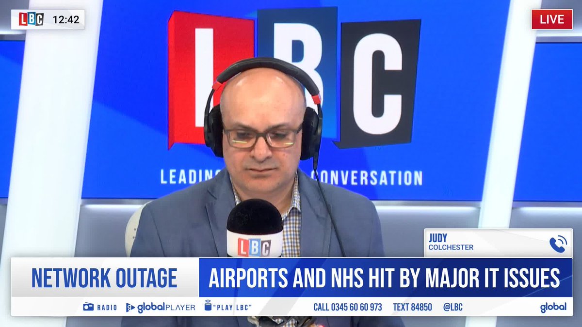 'Who's laughing now?' After yesterday's global IT outage, caller Judy tells Ali Miraj why she is glad that she doesn't do online banking and still carries cash, despite being 'ridiculed' for it.