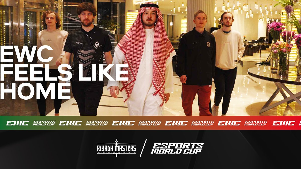 For our #Dota2 players EWC feels like home already... Watch the #RiyadhMasters playoffs today!