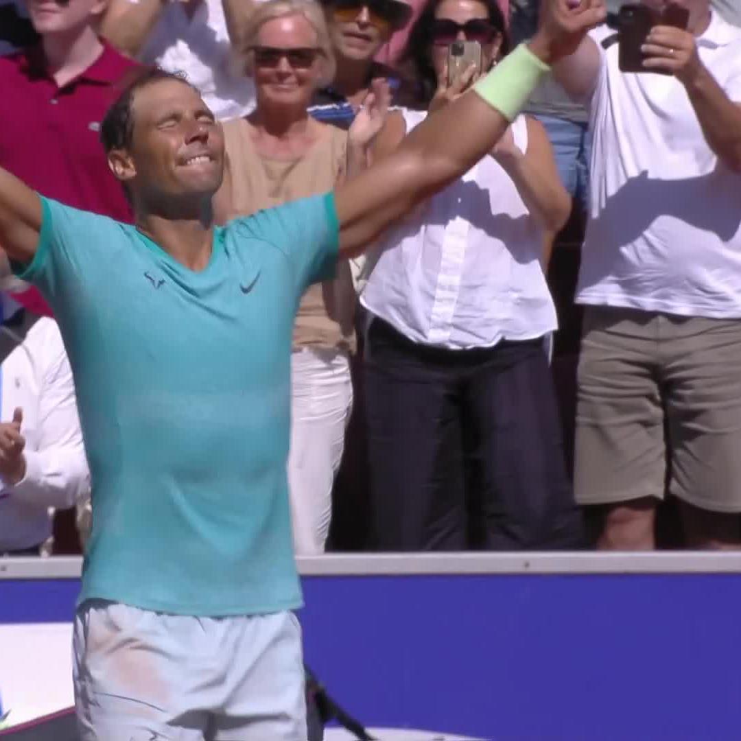 FIRST FINAL IN 25 MONTHS FOR RAFAEL NADAL! 🥹🇪🇸 What a moment, after major hip surgery last year 😭