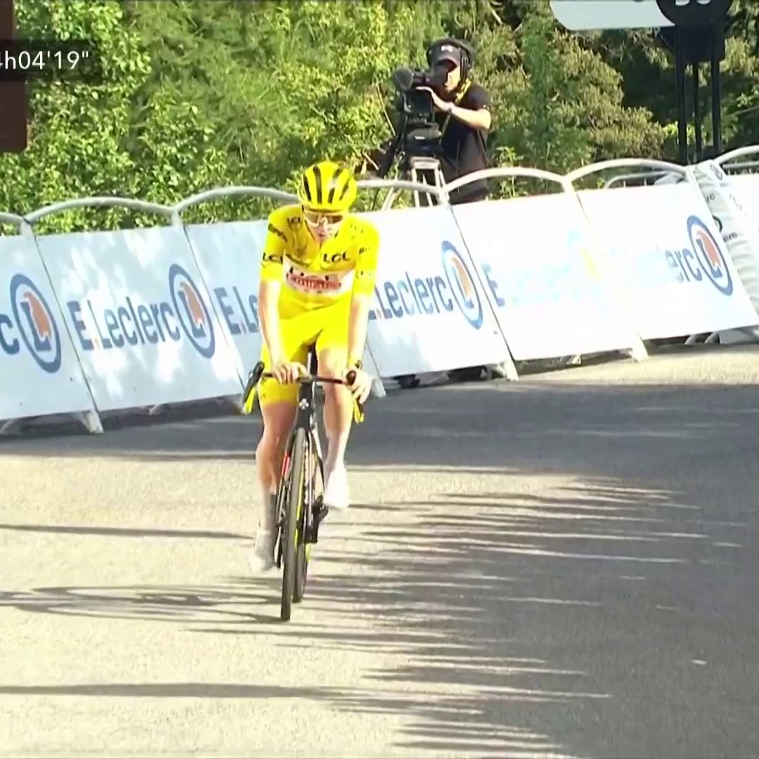 A man made to make history ๐ Pogacar wins his fifth stage of this year's Tour de France outsprinting Jonas Vingegaard and will lift his third Tour de France trophy tomorrow in Nice ๐ #letourdefrance #tdf2024 #cycling
