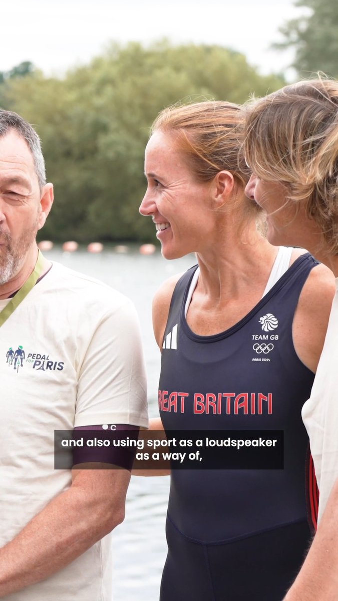 Day five of #PedalForParis draws to a close! 💚 🚲 Chris Boardman CBE was joined by Be More Dexter, Steve Backshall and UK Sports's Katherine Grainger. Up for discussion was how sport must use its unique platform and lead the change.