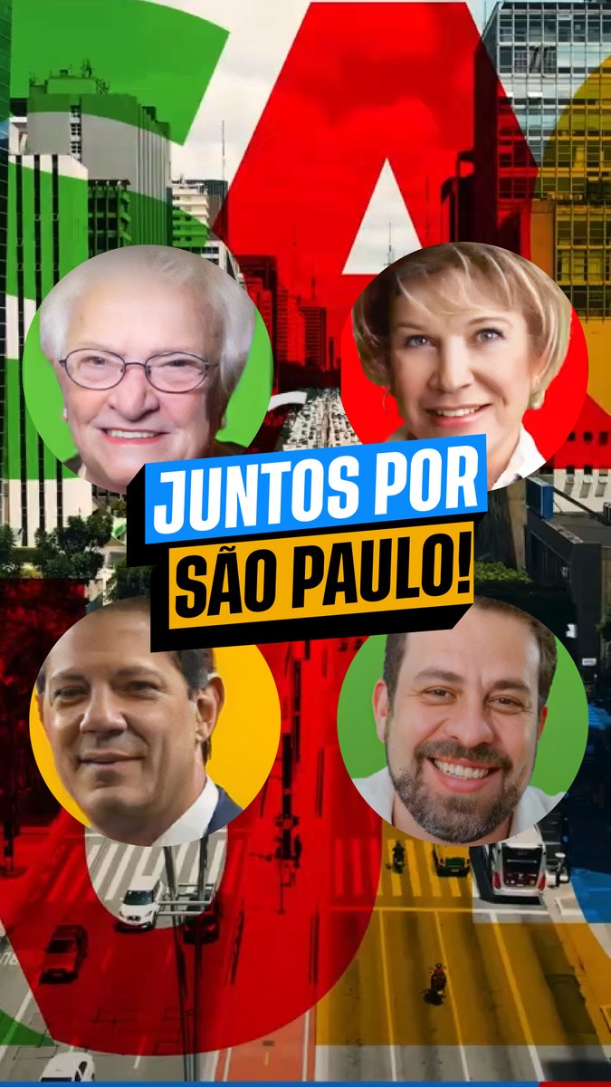 Juntos, com muito amor por São Paulo!