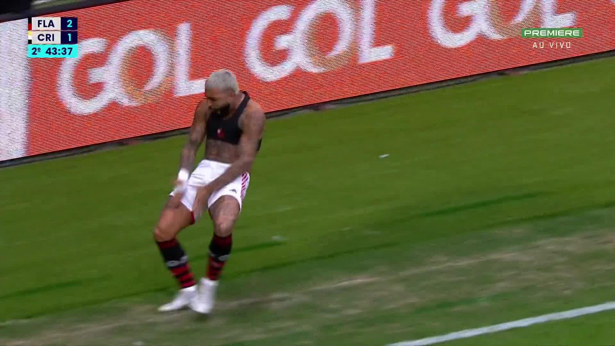 De pênalti, Gabigol vira o jogo para o Flamengo no fim e extravasa na comemoração Assista aos lances de Flamengo x Criciúma ➡️