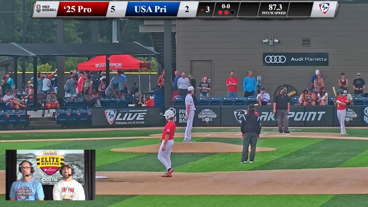 "Two cannons and a sword." 💥🗡️ Michigan State Baseball commit Sam Beemer (LO Dragon Baseball) puts a new term into the lexicon over these two strikeouts for USA Prime Baseball. 🎙️ Cory McCartney & Hudson Graham Prep Baseball | #17uNat24
