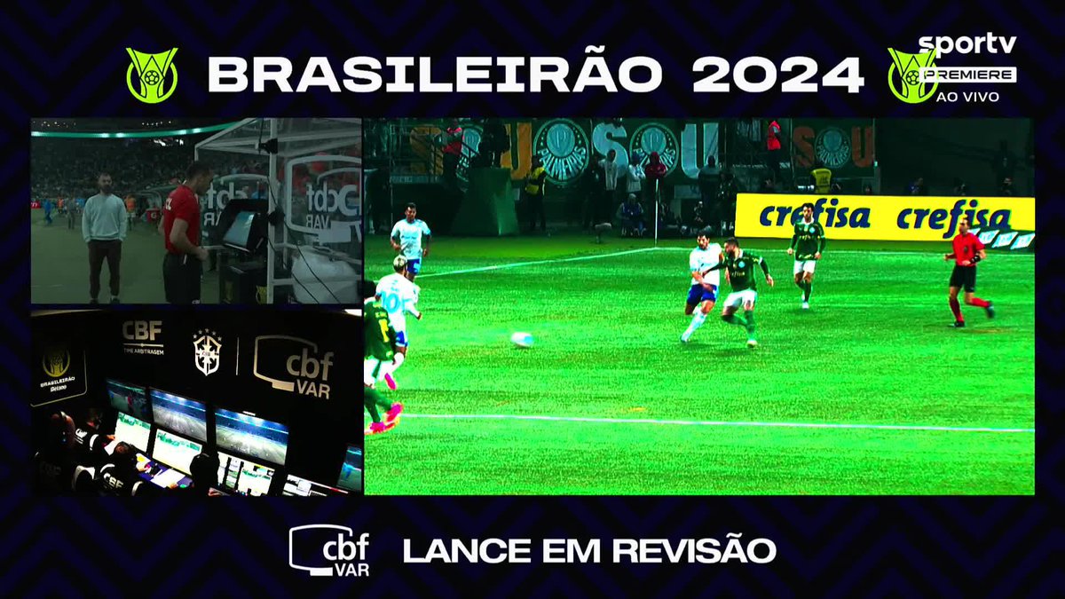 O VAR chamou para avaliar uma falta no Zé Rafael no início do lance do gol de Lucas Silva. O árbitro entendeu ter prejudicado e anulou o gol.