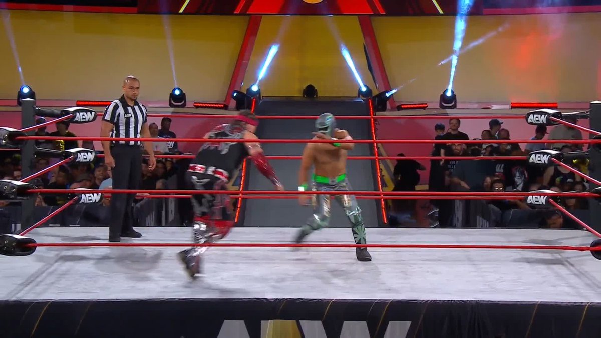 Hologram is ELECTRIFYING the crowd in Arlington! Watch #AEWCollision LIVE on TNT! #Hologram | GringoLoco グリンゴ • ロコ