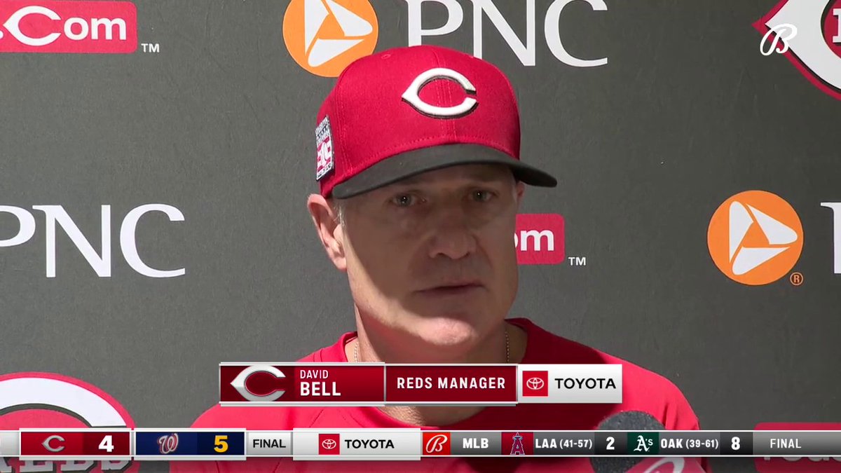 David Bell says the Reds just needed to add-on a few more runs