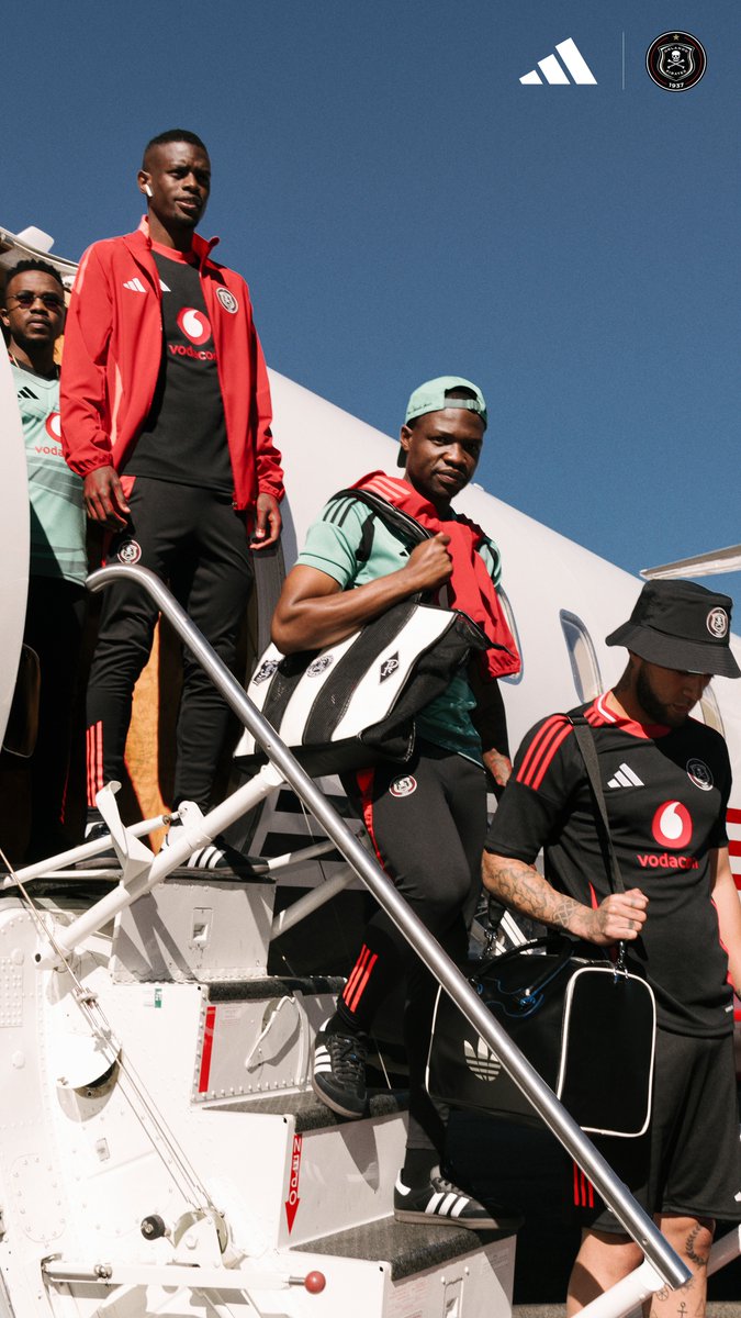 Le'plane elandile! The Buccaneers are back from Spain, ready for the season ahead. #OnceAlways #OrlandoPirates