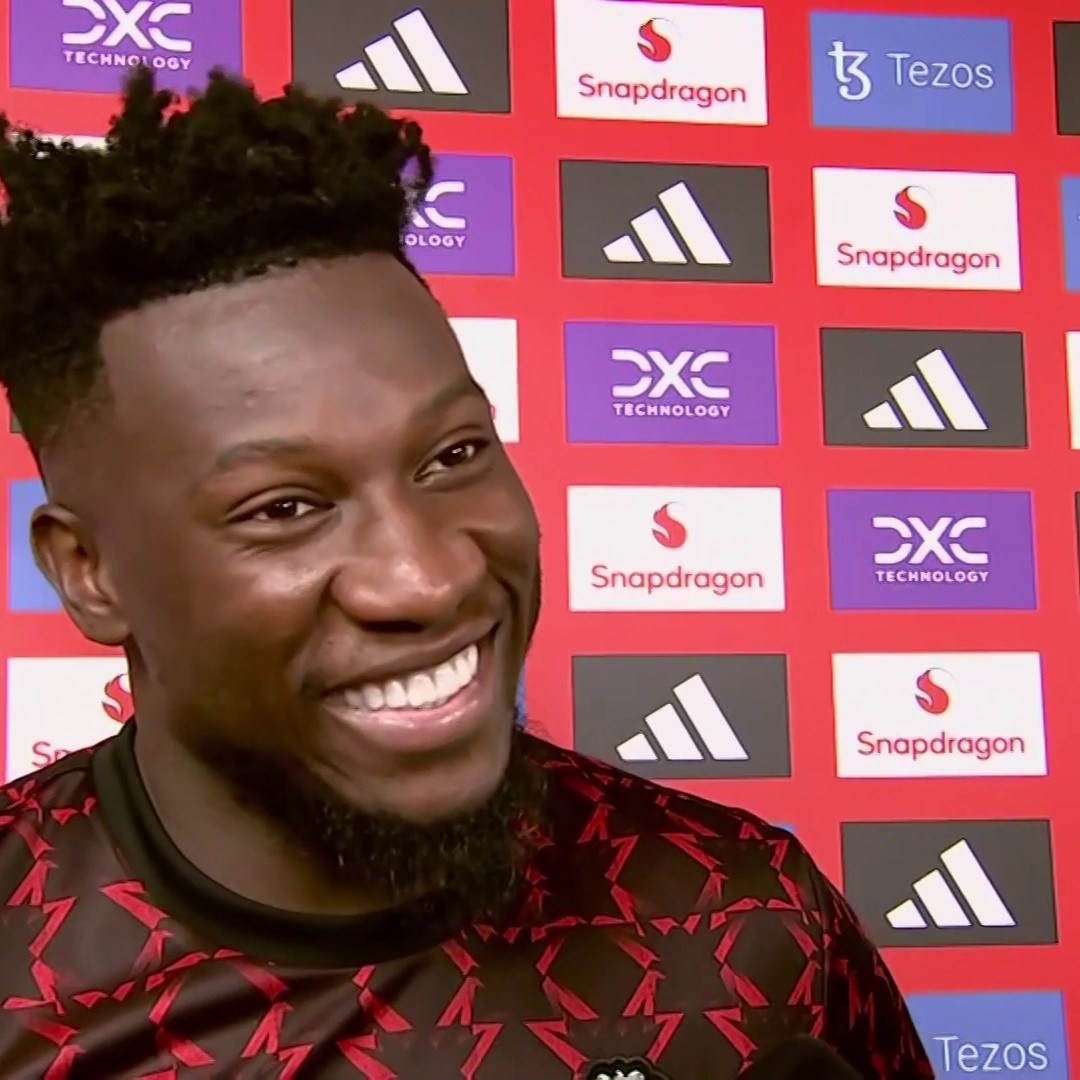 "Talented player, good on the ball" Andre Onana speaks about new signing Leny Yoro after Man United's preseason win over Rangers 🌟