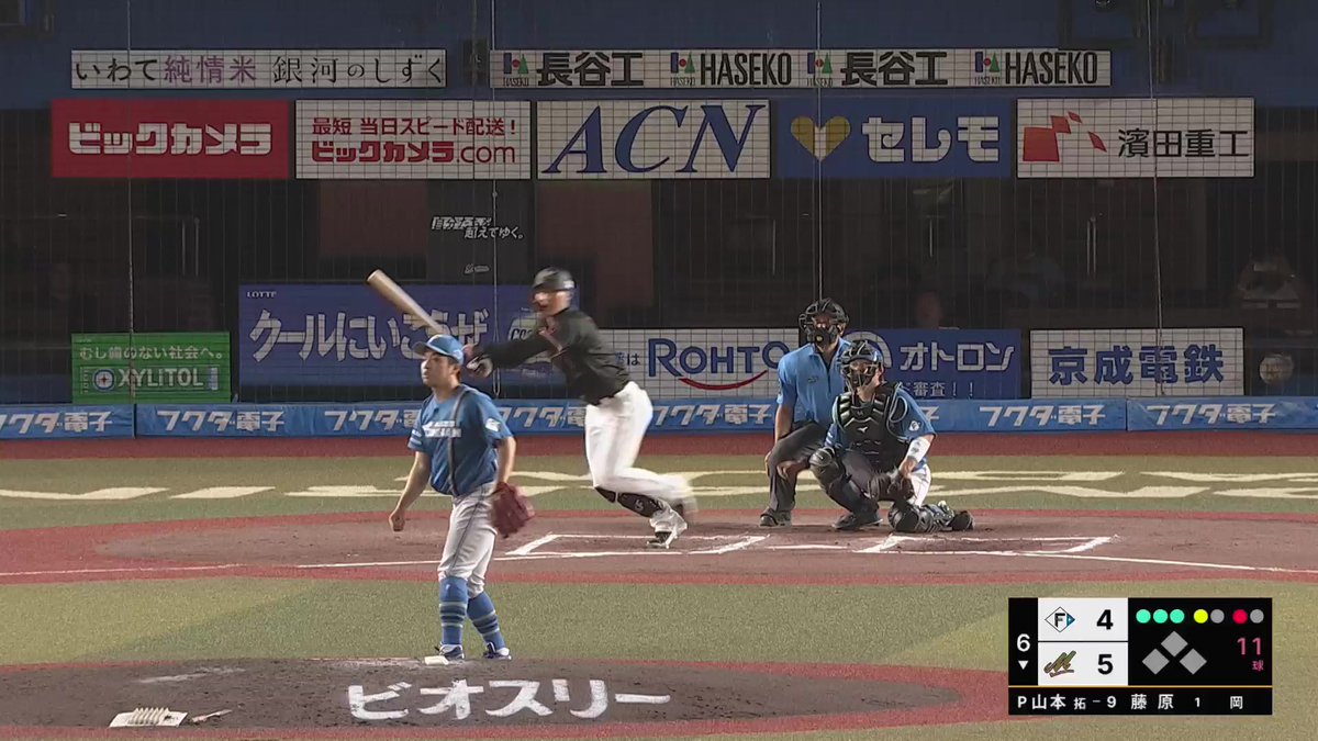 待望の一発🔥 千葉ロッテ #藤原恭大 選手の今シーズン第1号ソロホームラン✨ #chibalotte 👇ライブ配信はこちら