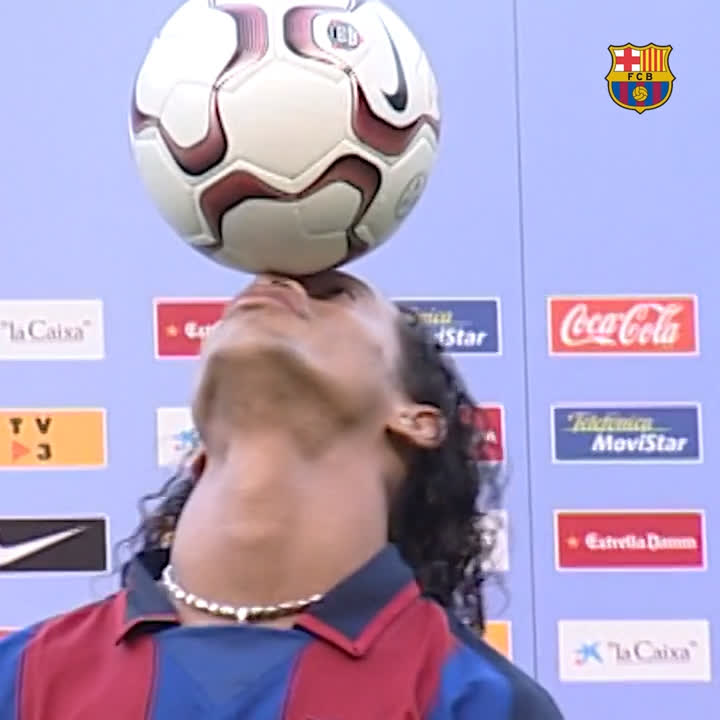 Barça’s history. Ronaldinho’s magic.