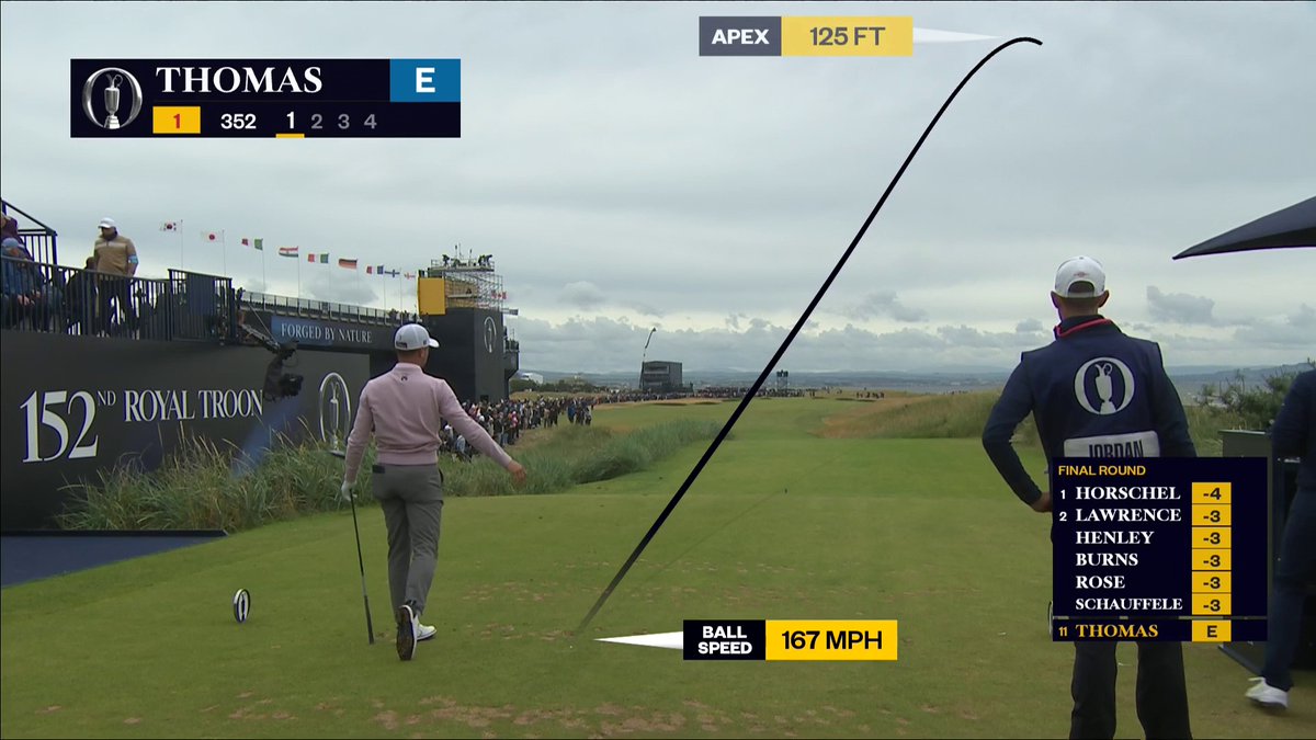 Not the start Justin Thomas would want on the first tee 😬