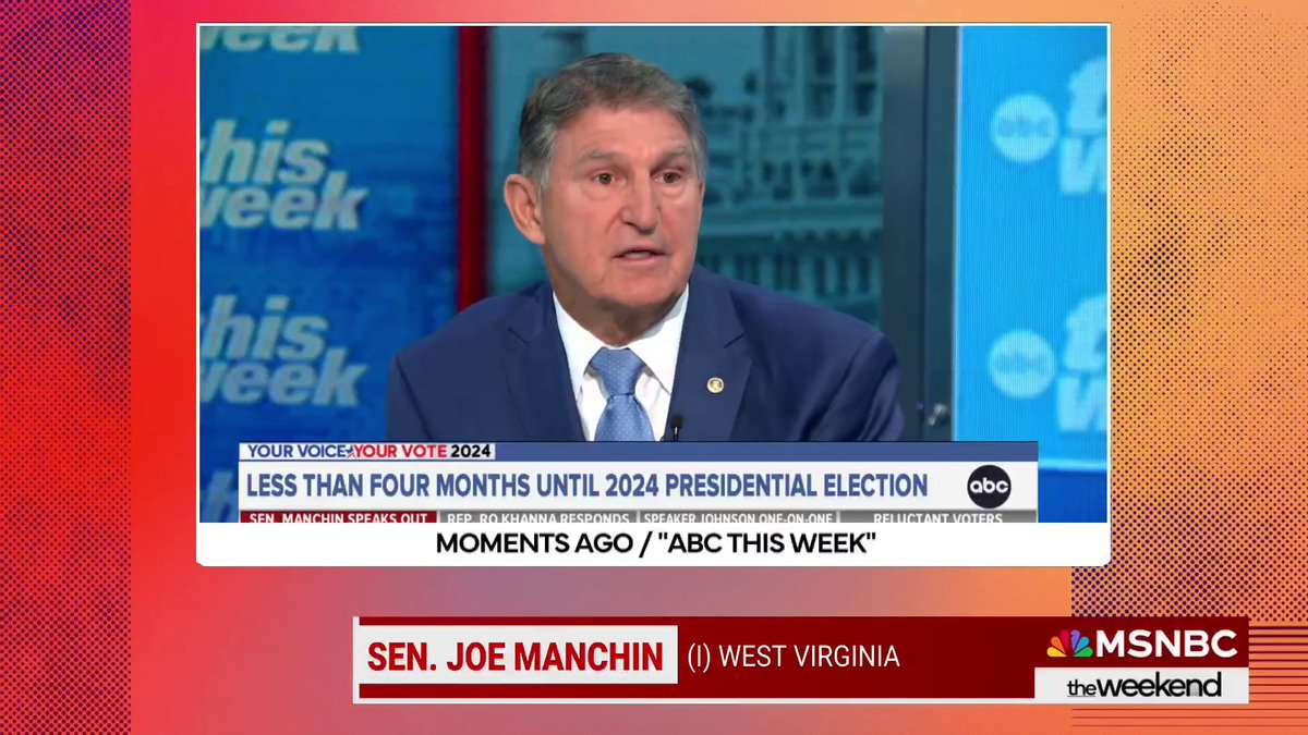BREAKING: Sen. Joe Manchin calls on Biden to drop out of presidential race